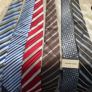 Selling lot used & new neckties - 6 total